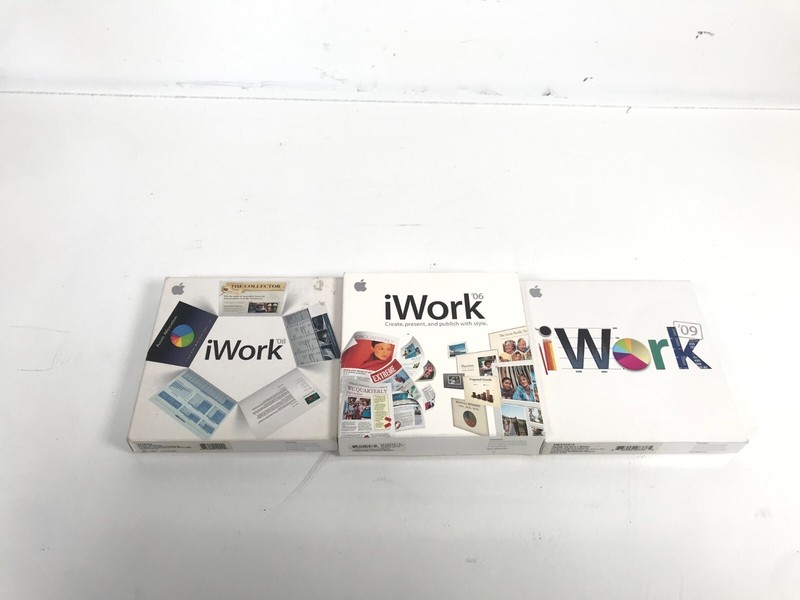 Brand New Lot of 3 iWork ‘06, ‘08, ‘09