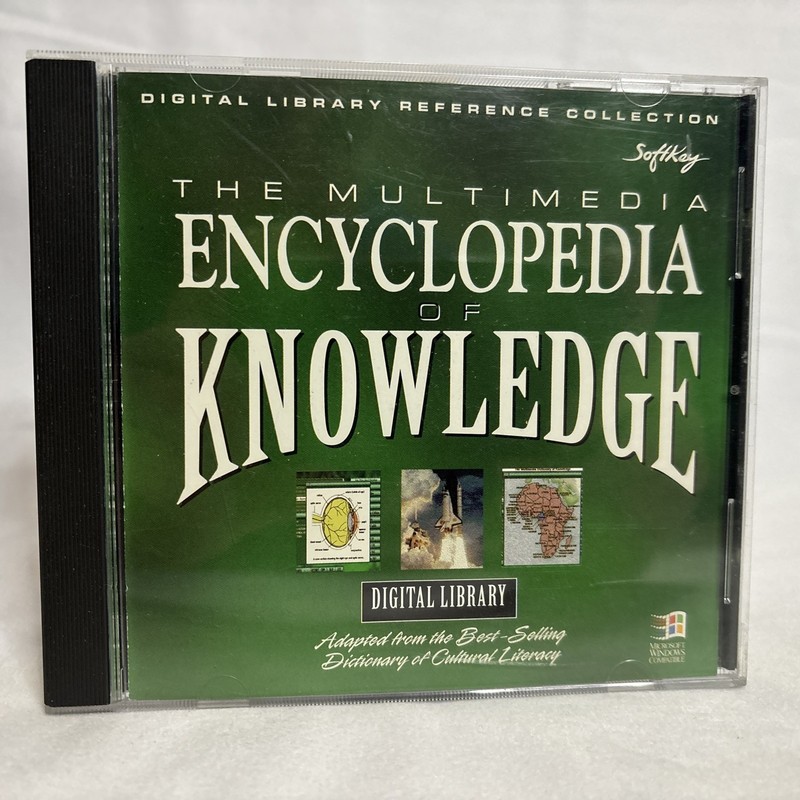 The Multimedia Encyclopedia Of Knowledge – PC – Digital Library – Windows 3.1
