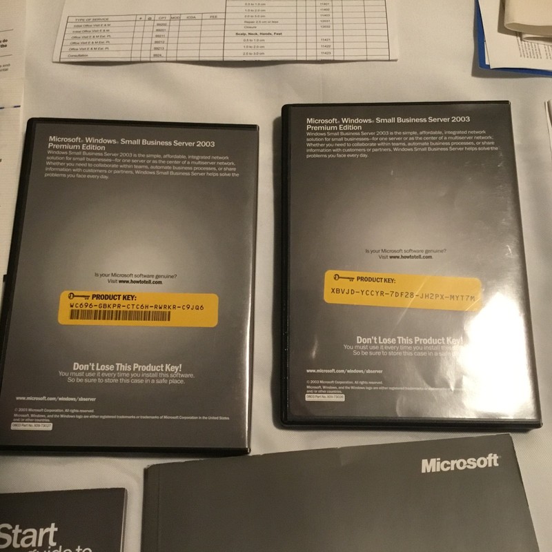 Microsoft Windows Small Business Server 2003 Premium Edition w/ Product Keys gallery