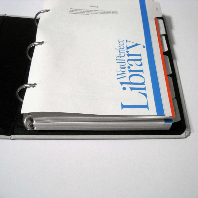 WordPerfect 1.1 ® LIBRARY ® DOS For PC On Two 5.25" Floppy Disks © 1987 PROMO gallery