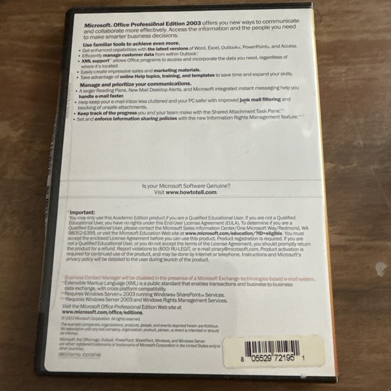 Microsoft Office Professional Edition 2003 (Retail) - Full Version - Key???* gallery