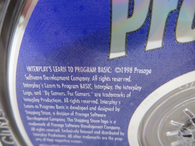 Interplay's Learn to Program BASIC (CD-ROM, 1998) For Windows 95/98 / MAC gallery