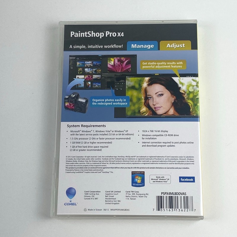Corel PaintShop Pro X4 (PC DVD) | Photo Editing Software gallery