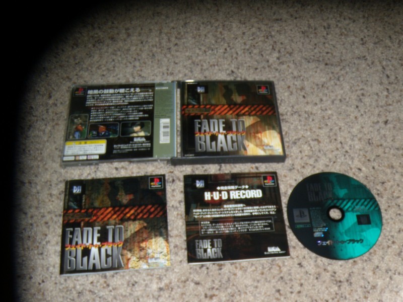 Fade to Black for the Japan Playstation 1 PS1 Game