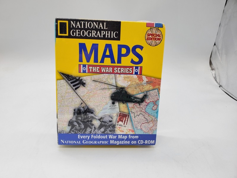 National Geographic [Maps The War Series] Special Edition (Win 95 PC CDROM) NEW