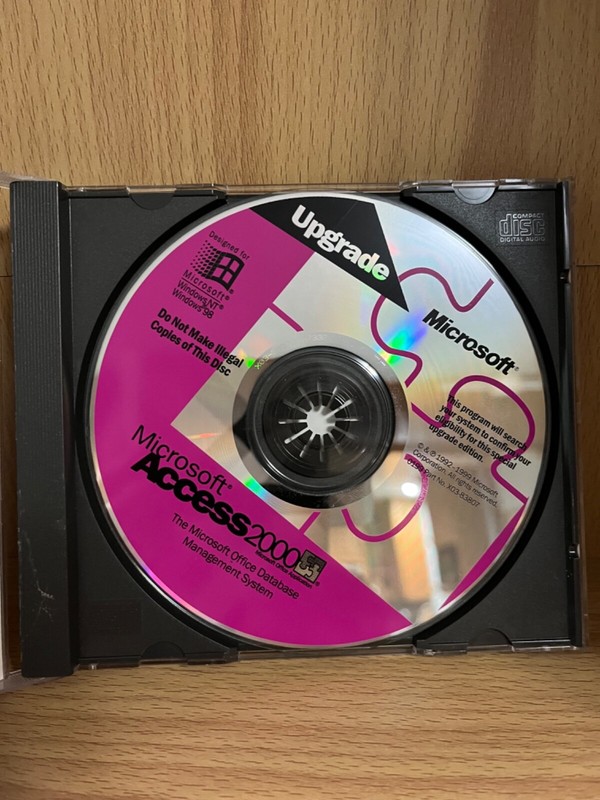 Microsoft Access 2000 Upgrade _Office Database Management System gallery