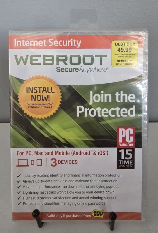 Webroot SecureAnywhere Internet Security – Full Version for Windows & Mac WBR00…
