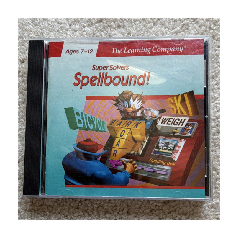 The Learning Company Super Solvers Spellbound CD-ROM MS-DOS Windows 3.1 Reading