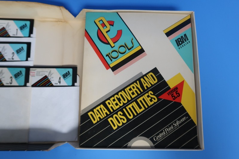PC Tools Deluxe Data Recovery Central Point Computer Program Software IBM Floppy gallery