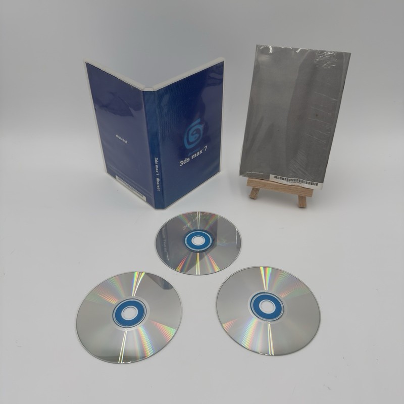 Discreet 3ds Max 7 Complete 3 Disc Set w/ Manual Autodesk Vintage 3D Software gallery