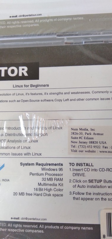 Linux Pentatutor Computer Tutorial CBT Advanced Linux Applications Vintage 2000 gallery