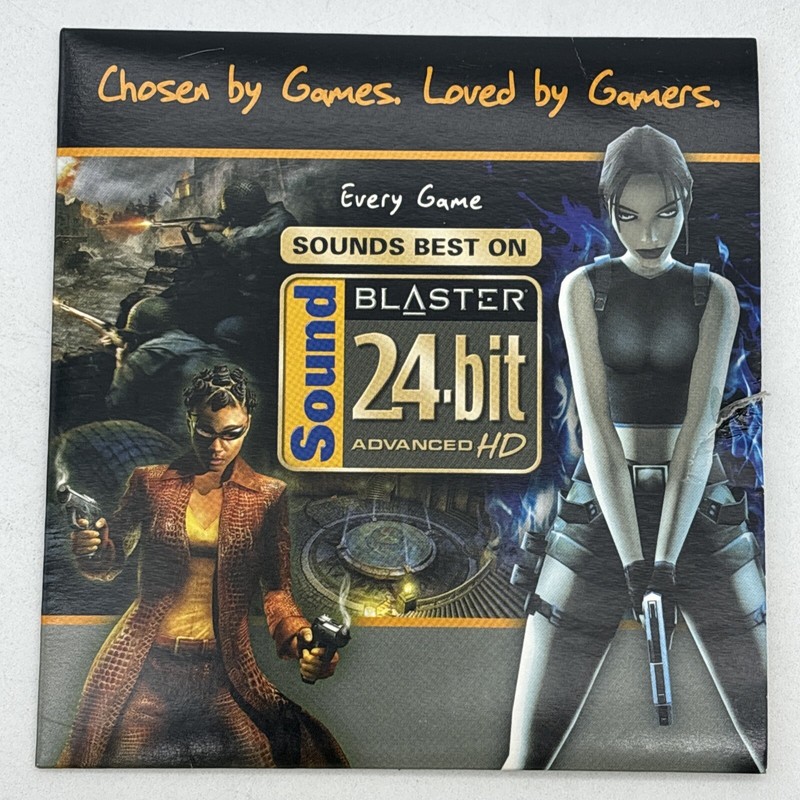 Creative Sound Blaster Demo Disc CD 24-Bit Advanced HD Loved By Gamers gallery