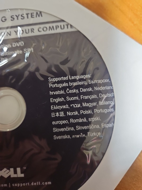 Dell Microsoft Windows 7 Ultimate SP1 64-Bit Install DVD SEALED gallery
