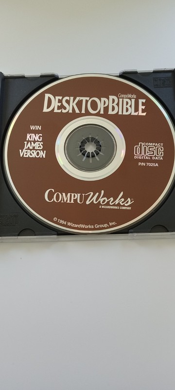 Compuworks Desktop Bible King James Version CD ROM-Brand Sealed Cracked Case gallery