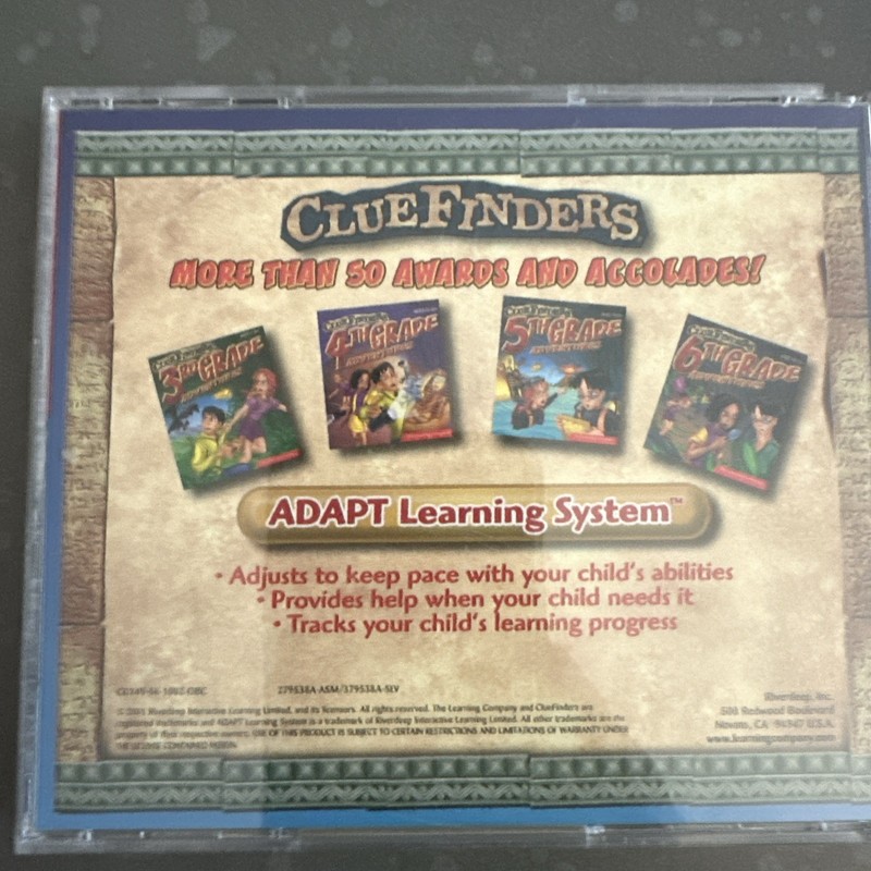 Clue Finders 6th Grade Adventures CD-ROM Learning Co Homeschool Ages 10-12 New gallery