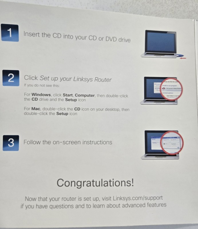 Linksys E1200 Setup CD Software & Resources For Cisco Wireless Router gallery