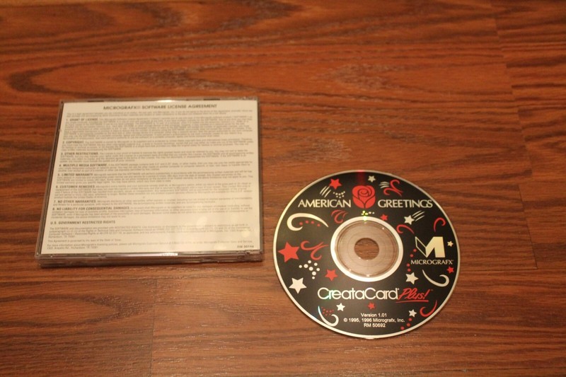 American Greetings Creatacard Plus! (PC,, 1996) Program on CD-ROM