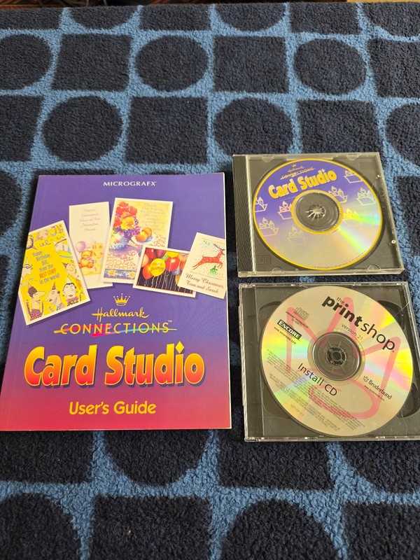 hallmark connections card studio and the print shop Computer program discs