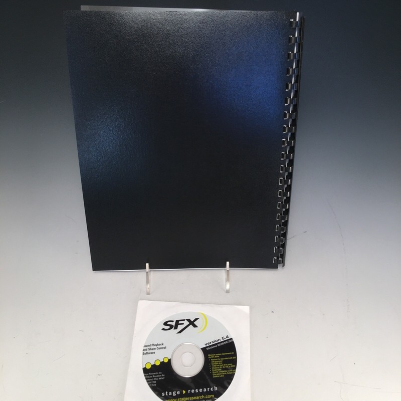 Stage Research SFX Editing/Playback Software 5.4 /5.6 Manuals, Disks NO-USB-KEY! gallery