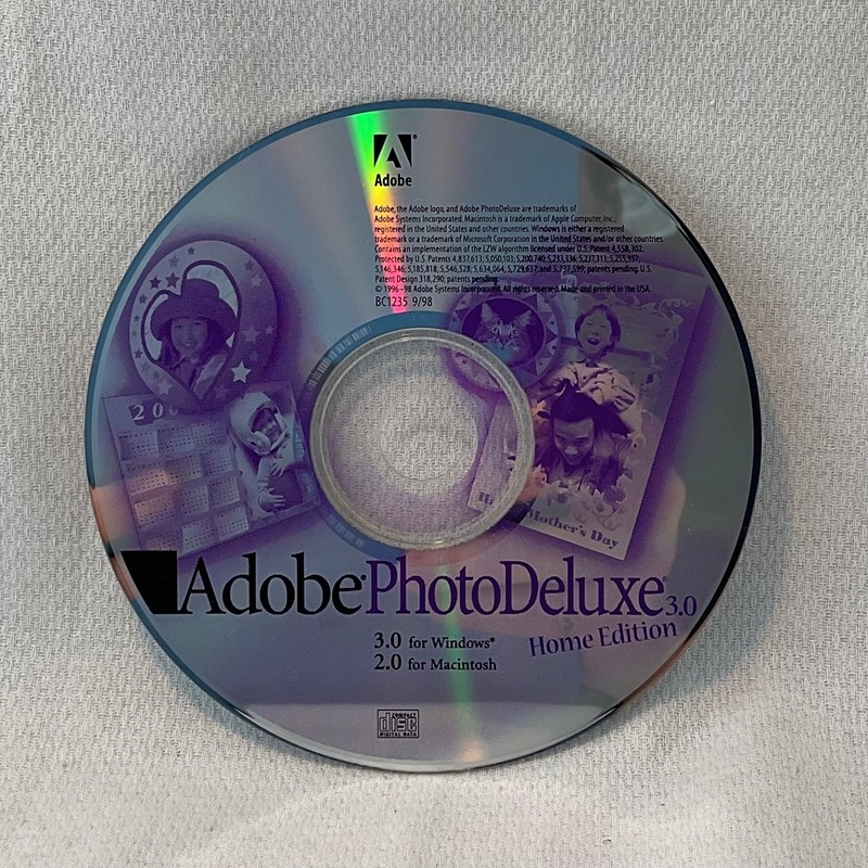 Adobe Photo Deluxe 3.0 Home Edition – 3.0 for Windows 2.0 for Macintosh
