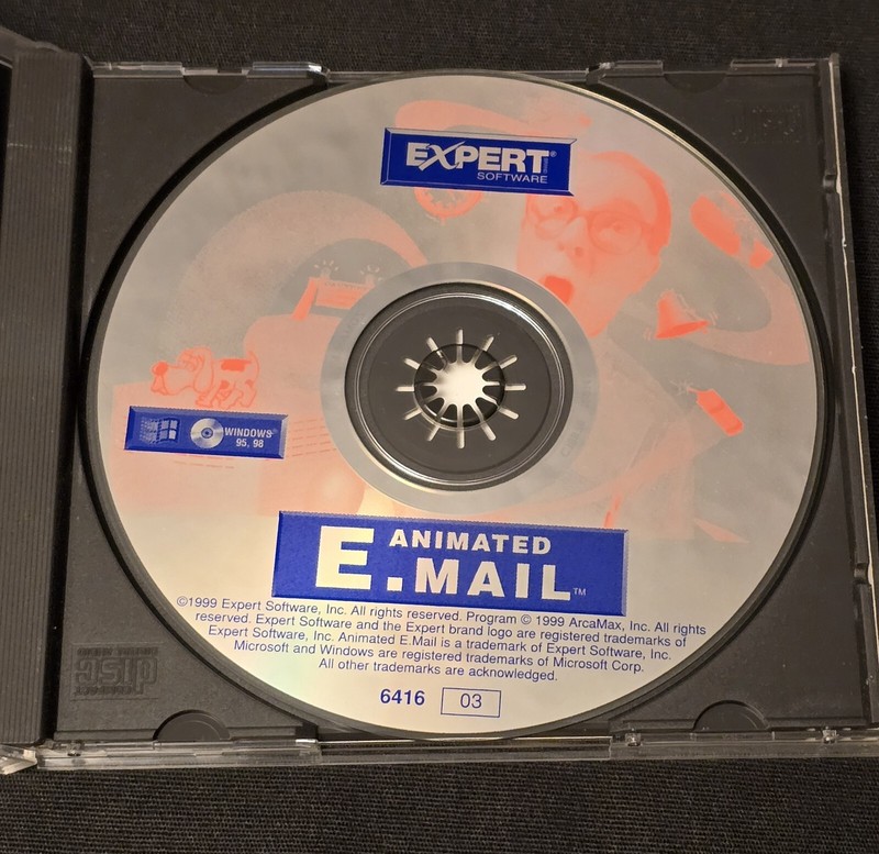 Animated E-mail Vintage Expert Software 1999 CD ROM - Windows 95, 98 💿 gallery