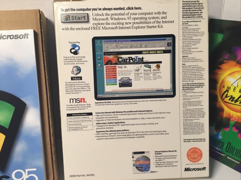 Microsoft Windows 95 Upgrade Kit Internet Explorer Starter Kit. gallery