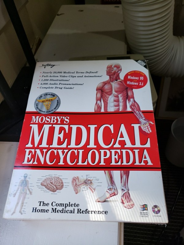 New Sealed Mosbys Medical Encyclopedia PC Software MDE3344AE 1995