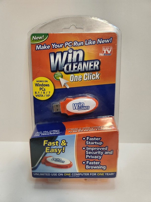 Win Cleaner One Click Professional USB Computer Clean Repair for PC Laptop (NEW)
