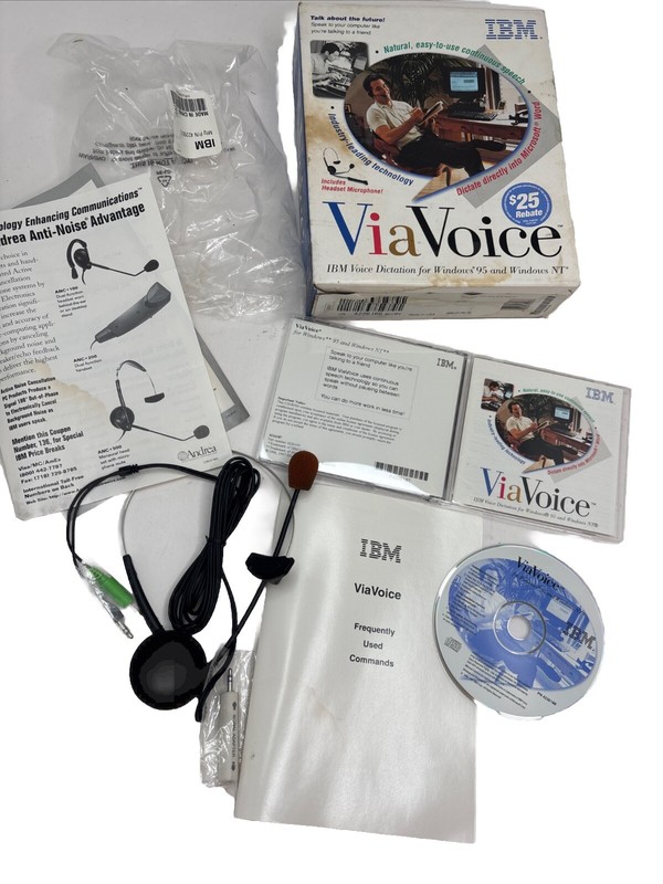 Viavoice 95 vintage voice control software