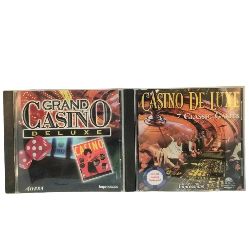 Grand Casino Deluxe 2 and Casino De Luxe PC CD-ROM 1998