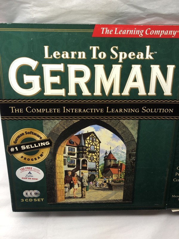 Learn to Speak German 7.0 (3 CD-ROM/Win 98/95) The Learning Company gallery