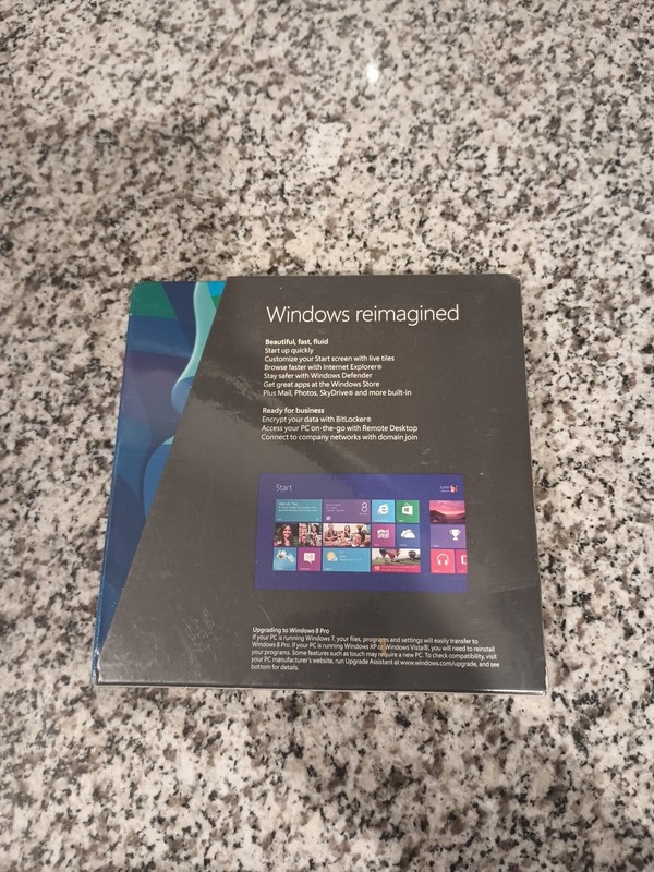 Microsoft Windows 8 Professional WIN PRO 8 32Bit & 64Bit, Genuine New Sealed gallery