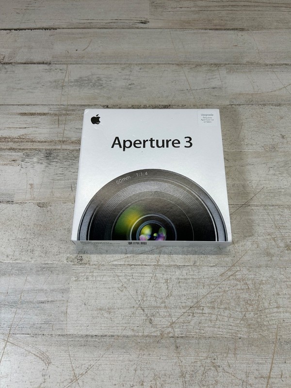 Apple Aperture 3 Upgrade Photo Editing Software Mac DVD Sealed Box