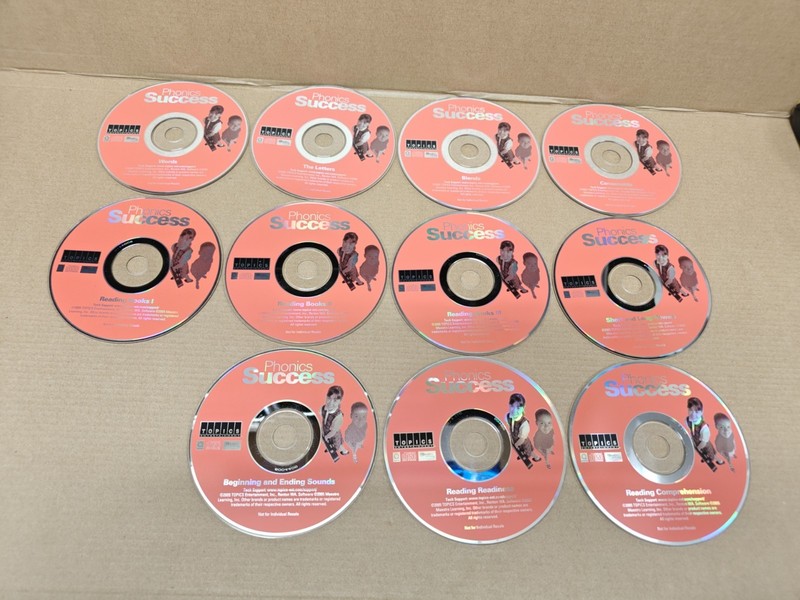 Lots Of 11 Phonics Success Discs, Reading, Words, The Letter… (4-2-2)