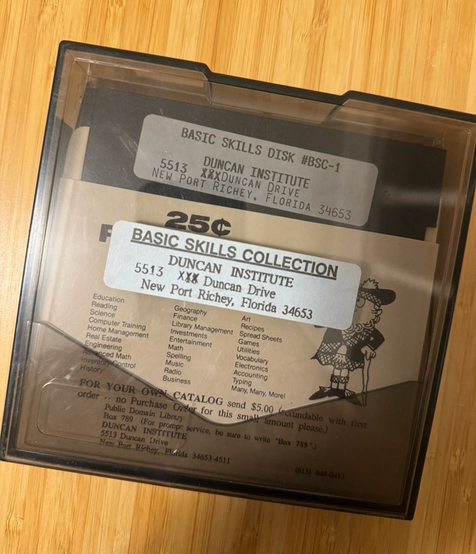 Vintage Apple II BASIC SKILLS Collection- Duncan Institute 10 Disks 49 Programs