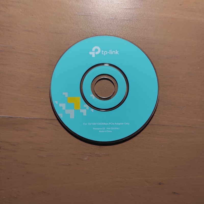 TP-Link resource CD For 10/100/1000Mbps PCIe Adapter Only (Mini Disk) gallery
