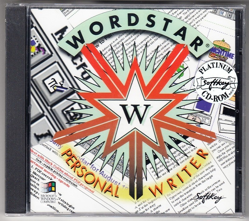 WORDSTAR PERSONAL WRITER Vintage 1995 PC Software Softkey New Sealed