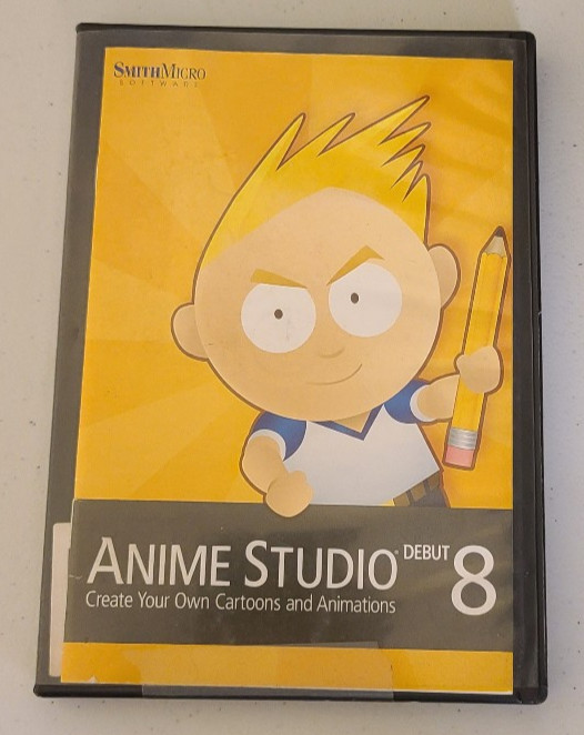 Anime Studio Debut 8 – Smith Micro Software – 3 Discs Mac, Windows, Rock Star