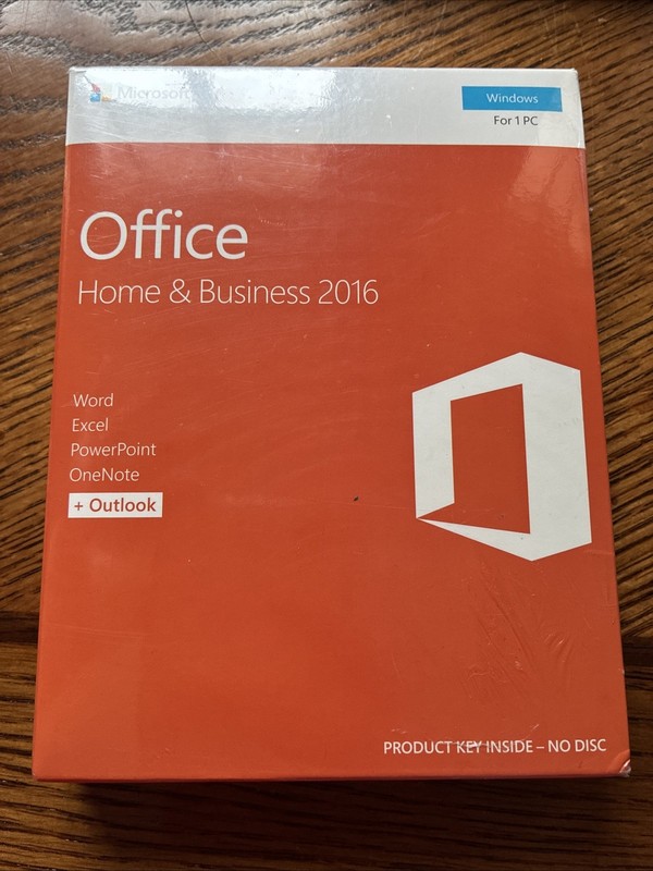 Microsoft Office Home & Business 2016 Software for Windows (T5D02776)