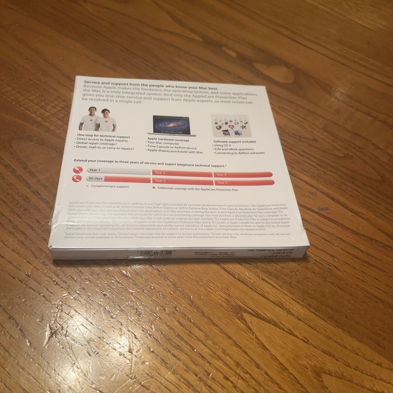 NEW - AppleCare Protection Plan App For Mac - FAST SHIPPING See Sealed gallery