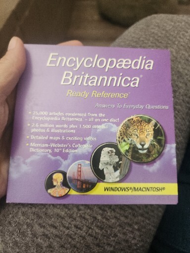 Encyclopedia Britannica CD-Rom for Windows 95/98/2000/Me/XP/NT & Mac OS X/iMac