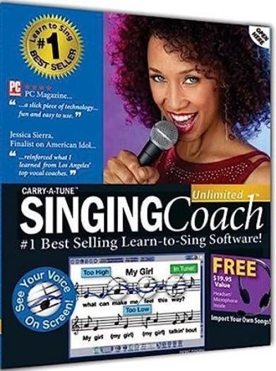 Learn to Sing PC CD singing voice coaching vocal range compose sheet lessons +