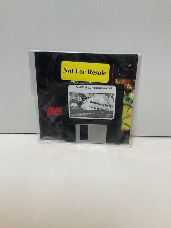 BIAS Peak SE 2.0 Audio Editing Processing Berkeley Audio For MAC NOS Sealed