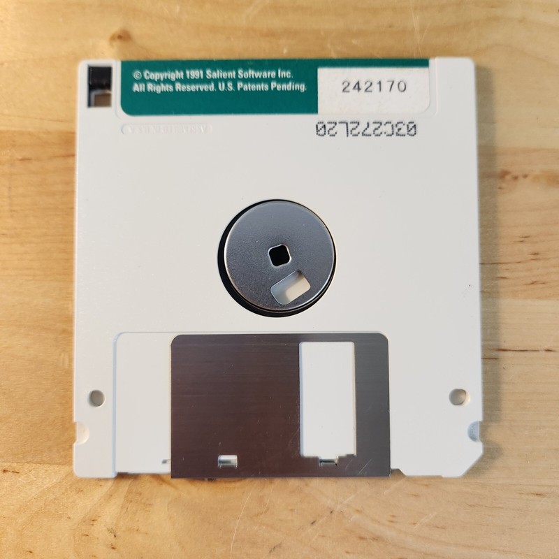 Salient Auto Doubler 3.5" Floppy Disk 1991, Vintage Computer Software gallery