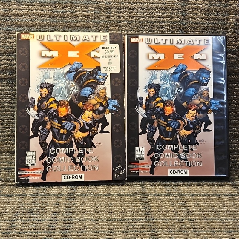 Marvel Comics Ultimate X-Men Complete Comic Book Collection CD-ROM Mac Windows