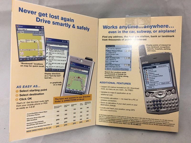 Mobile Digital Media "Directions On The Go" Navigation for Pocket PCs gallery