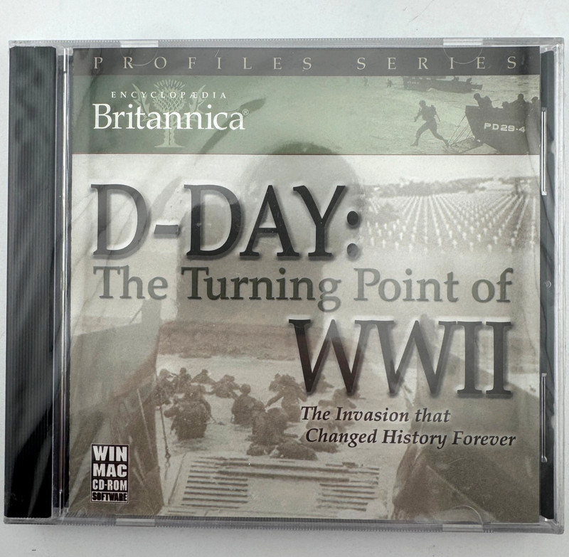 Encyclopedia Britannica D-Day The Turning Point of WW2 CD-Rom – Sealed