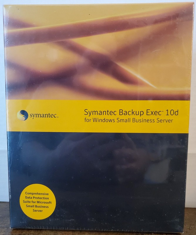 Symantec Backup Exec 10d For Windows Small Business Server – New, Sealed
