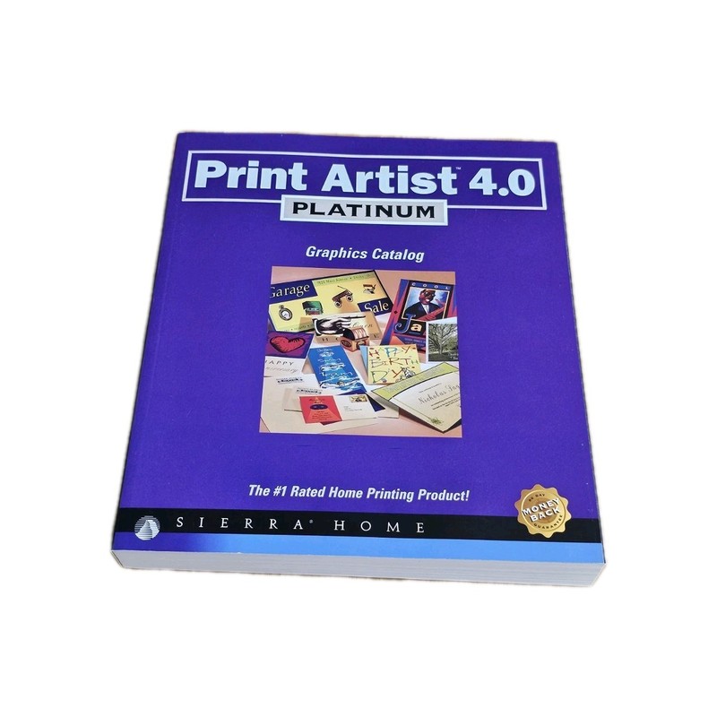Vtg 1997 Print Artist 4.0 Platinum PC Mac Software 4-CD Box Set Sierra Home CIB gallery