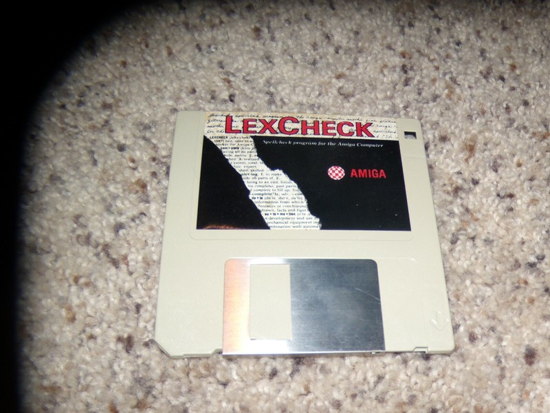 Lexcheck Commodore Amiga Program on 3.5″ disk